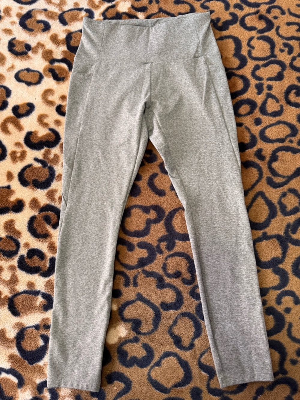 RBX Gray Girls' Athletic Leggings - Stretch Performance Bottoms